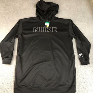 Nike Air Hoodie Men Extra Large‎ XL Black Logo Pullover Sportswear Sweatshirt